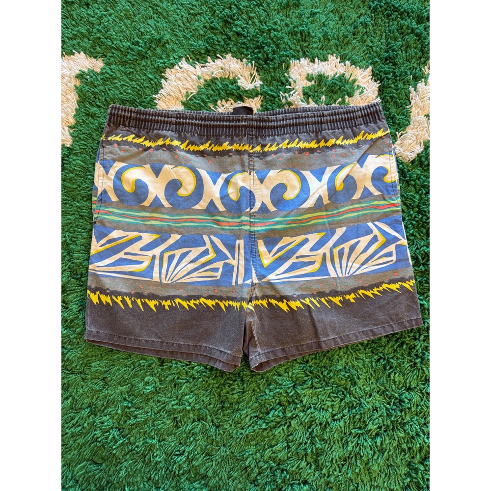 McGregor Swim Trunks Mens‎ Medium Multi Color Excellent Vintage 90s Geometric